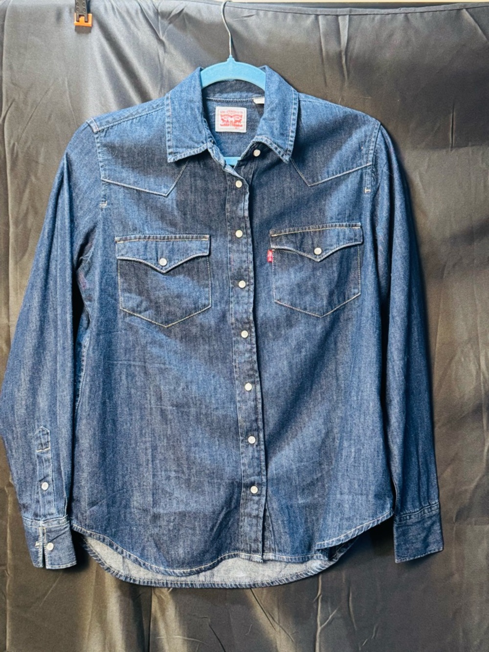 Levi's Indigo Blue Denim Western Shirt
